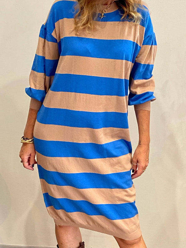 Abito maglia riga Poisette