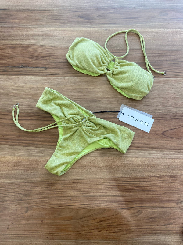 Bikini fascia alta lime MEFUI