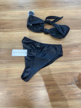 Bikini fascia e nodo a vita alta