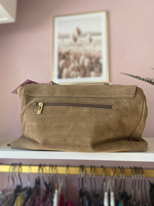 Borsa pelle frange