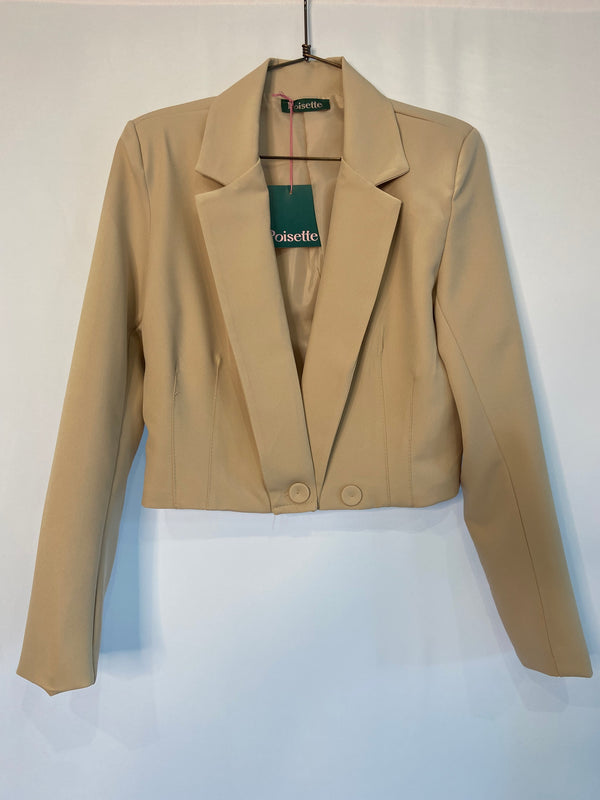 Giacca cropped Poisette