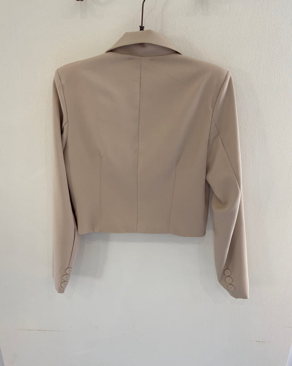 Giacca cropped Poisette