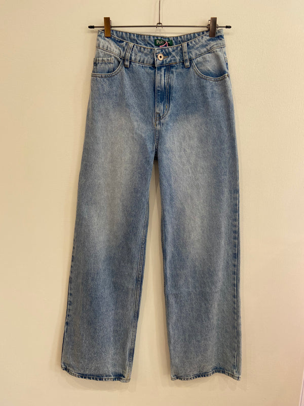 Jeans a palazzo vita alta Poisette
