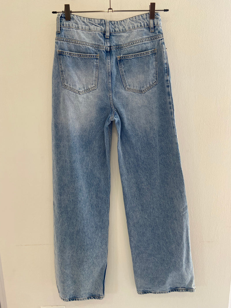 Jeans a palazzo vita alta Poisette