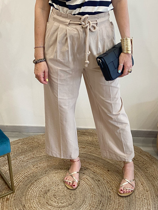 Pantalone palazzo morbido ICHI