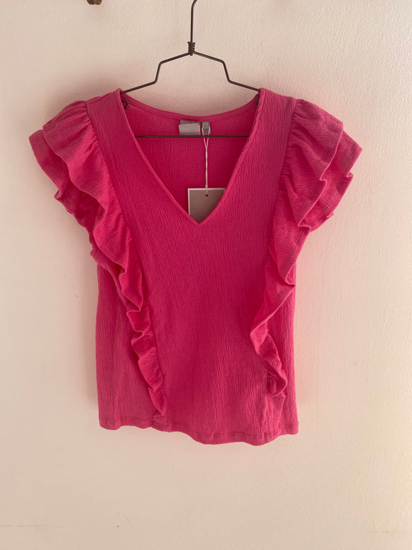 T-shirt scollo a V gala ICHI