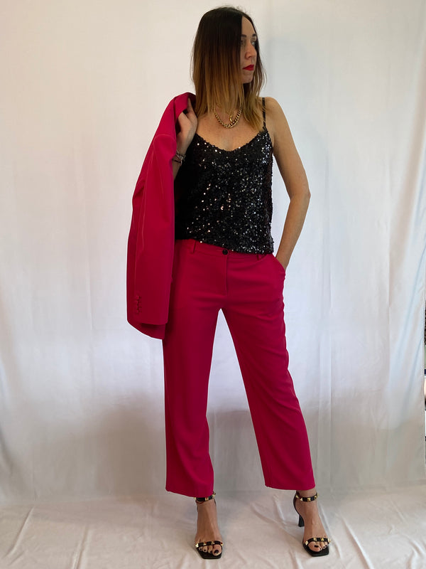Top paillettes Poisette