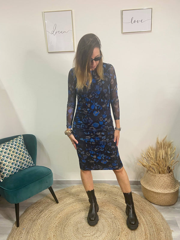 Abito in tulle stampato byoung