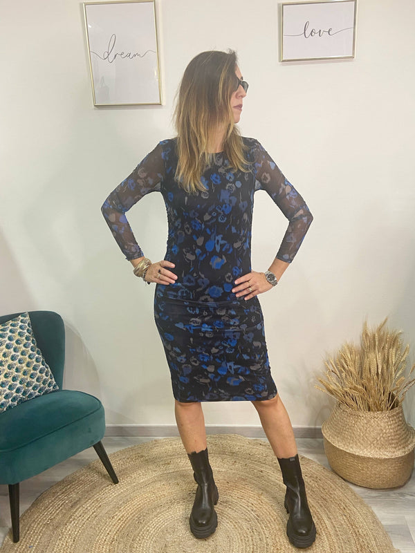 Abito in tulle stampato byoung