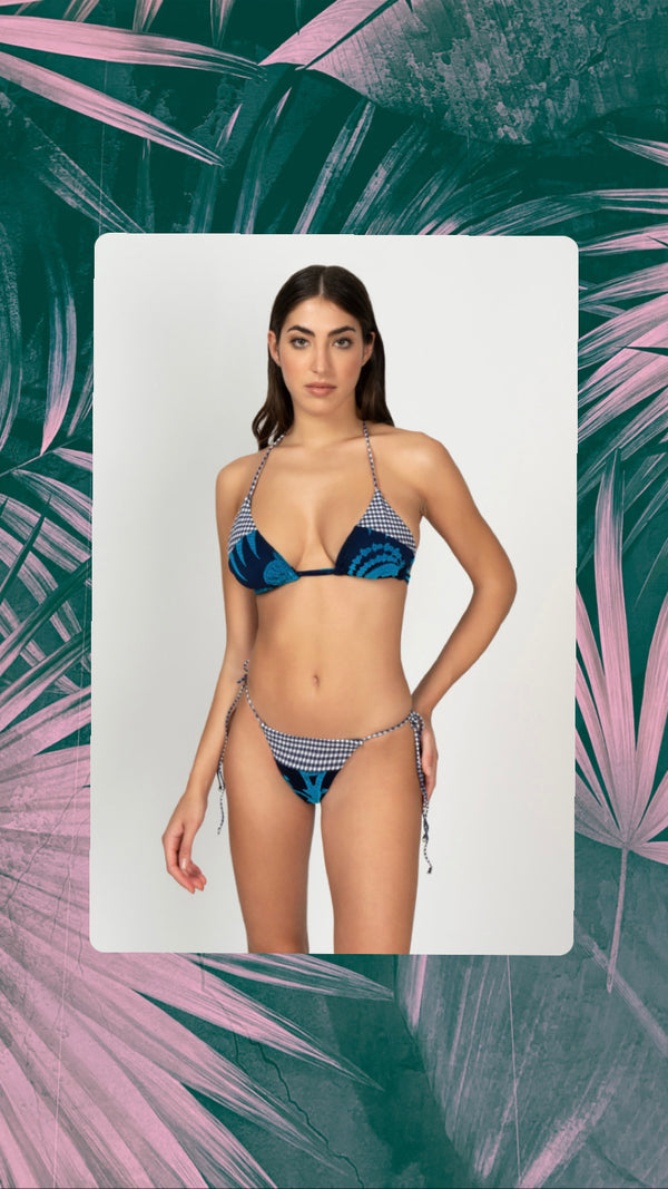 Bikini triangolo fantasia marina MEFUI