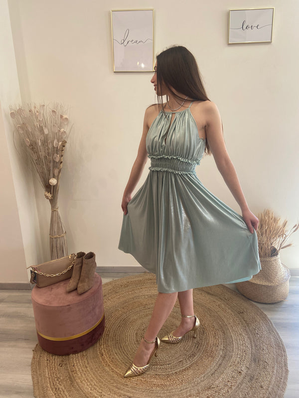 Abito lurex White wise