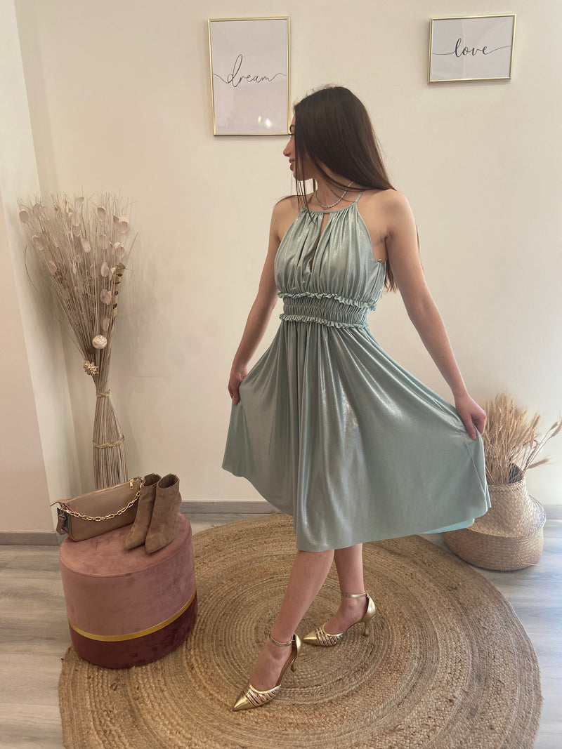 Abito lurex White wise