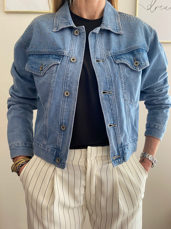 Giubbotto jeans Poisette