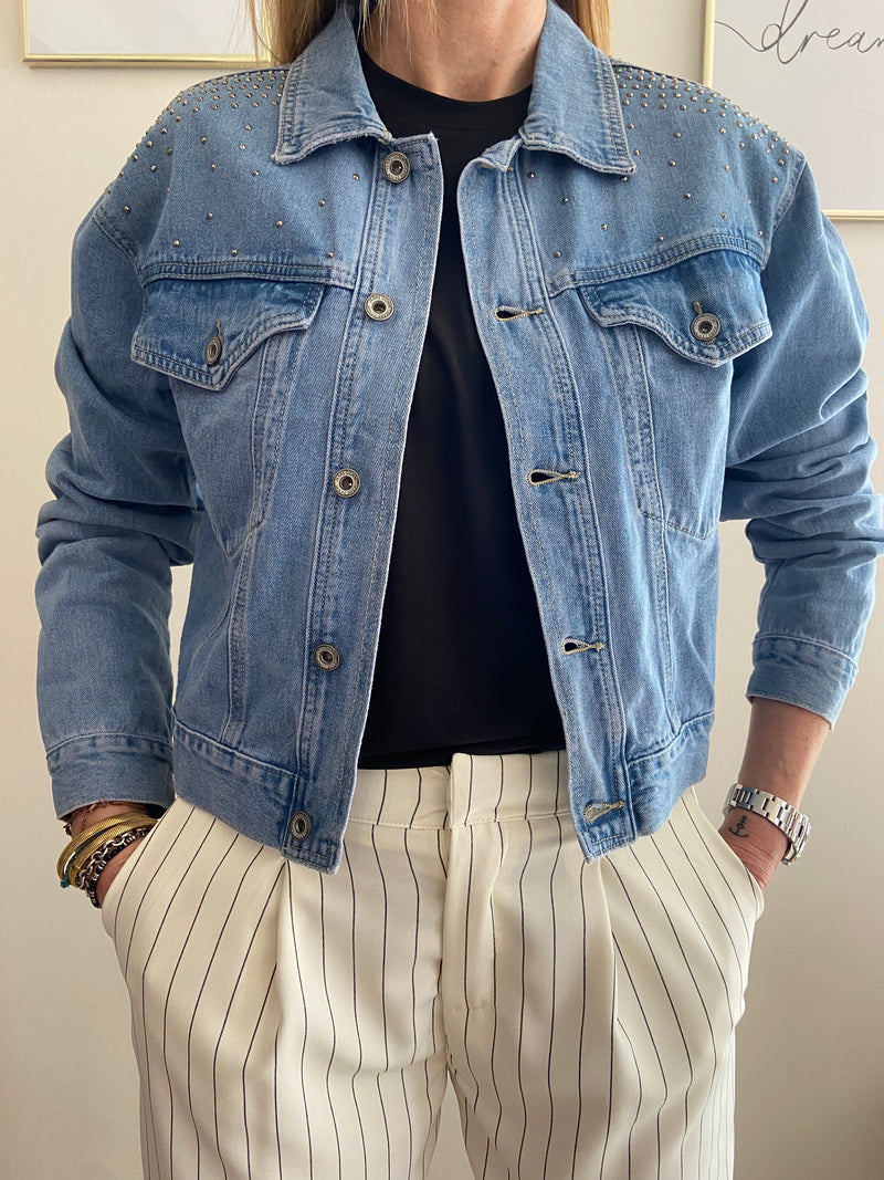 Giubbotto jeans Poisette
