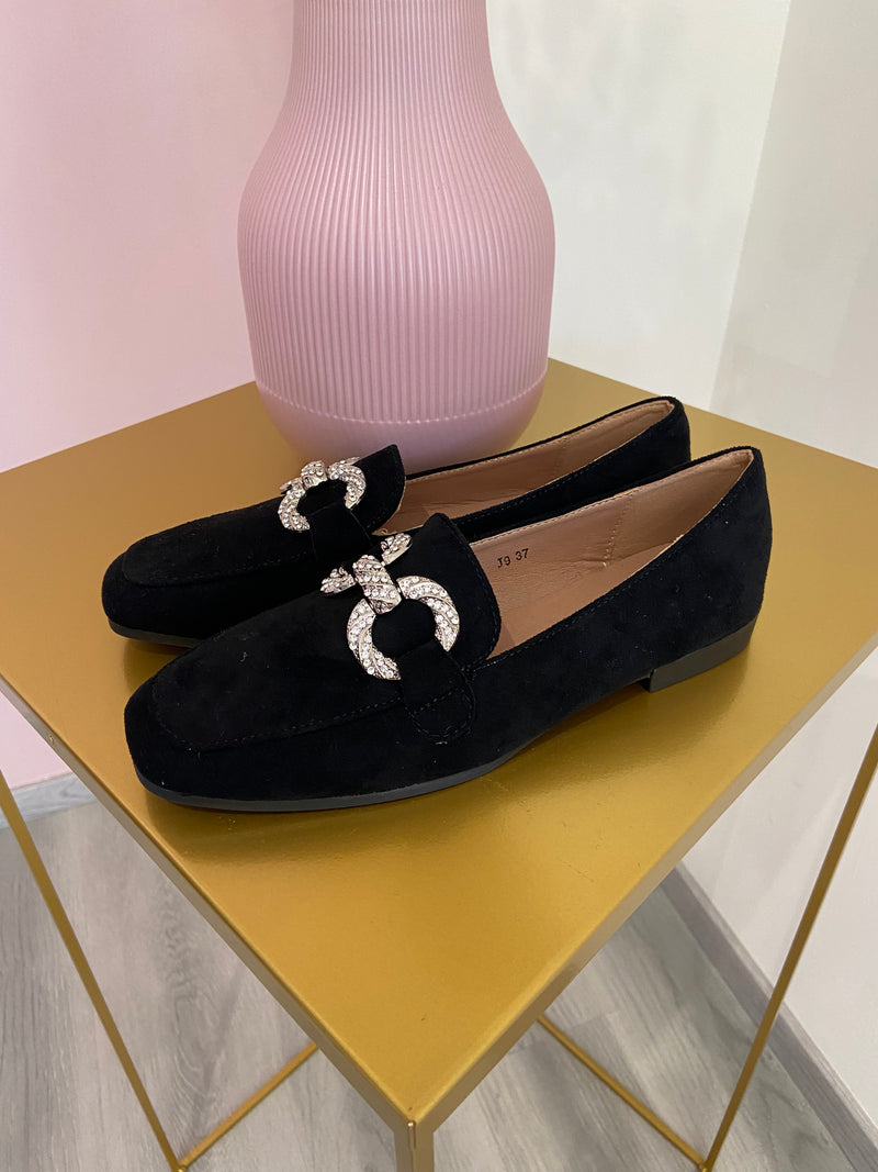 Mocassino strass