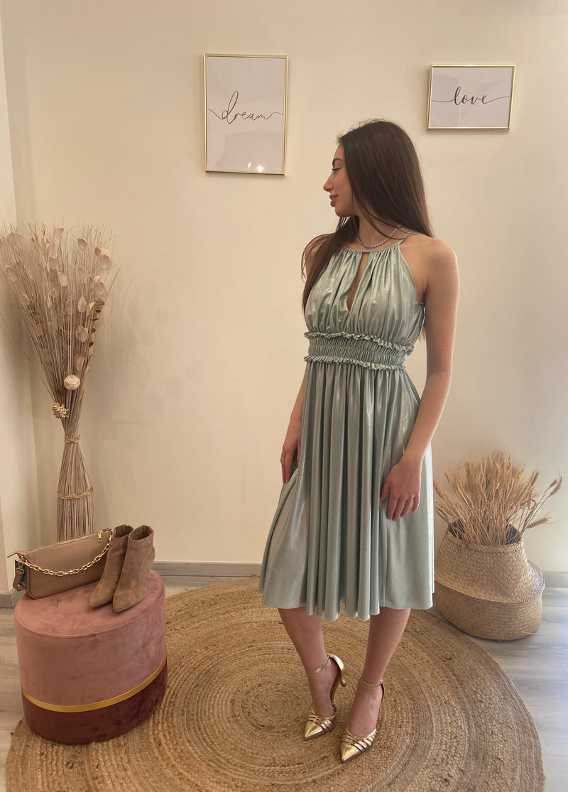 Abito lurex White wise