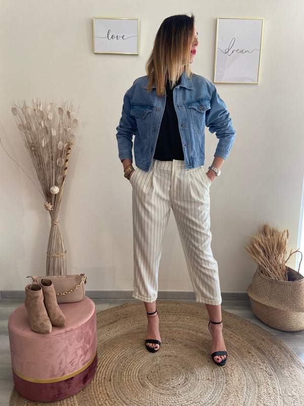 Giubbotto jeans Poisette