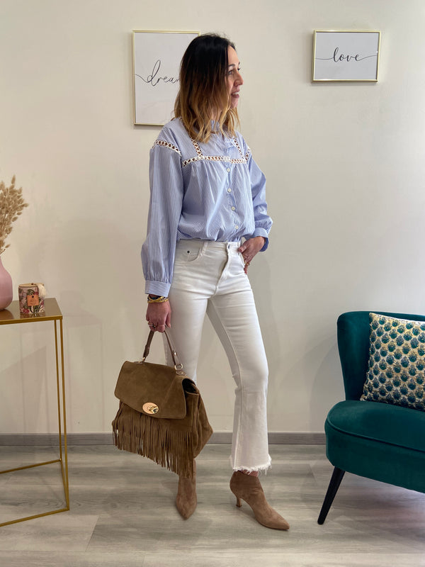 Jeans sfrangiato