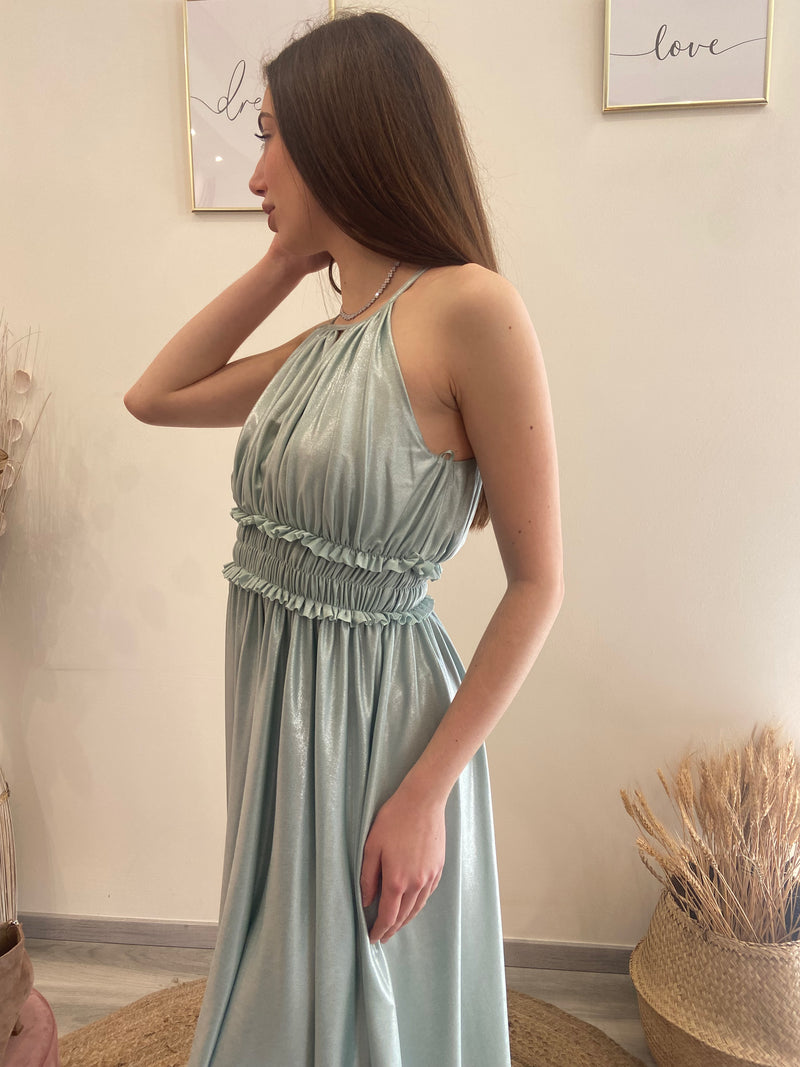 Abito lurex White wise