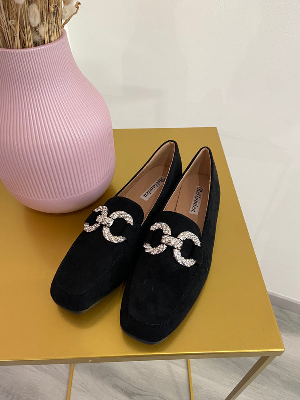 Mocassino strass