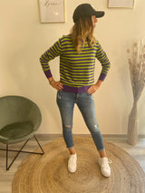 Maglia riga lurex Poisette